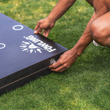 Fōwling™_FōwlOn!™ - Get ready to impress your family and friends with the first ever portable Fōwling™ game set! Set includes 20 weighted composite pins, two 34" x 30" boards, one football, one air pump, and endless fun._5